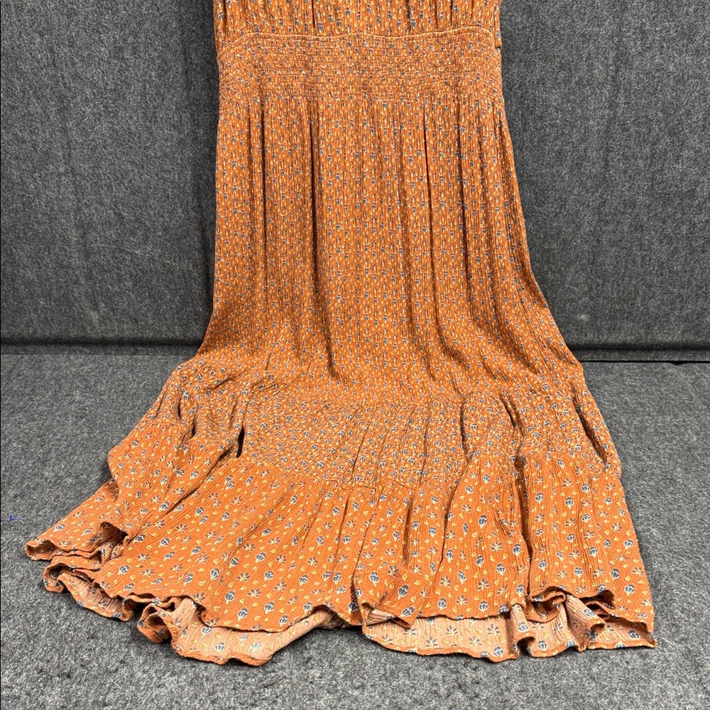 Faherty Woodstock Terracotta Floral Maxi Dress - Picture 7 of 15